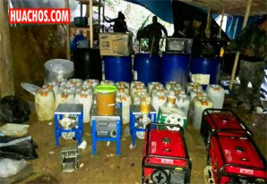 Destruyen laboratorio de cocaína en el Valle de los ríos Apurímac, Ene y Mantaro (Vraem) Destruyen laboratorio de cocaína en el Valle de los ríos Apurímac, Ene y Mantaro (Vraem)