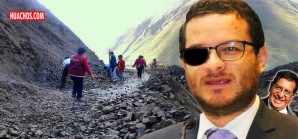 El señorito de Comercio Exterior descubre que las trochas están en mal estado El señorito de Comercio Exterior descubre que las trochas están en mal estado