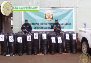 PNP Región Huancavelica interviene vehículo con media tonelada de hojas secas de coca PNP Región Huancavelica interviene vehículo con media tonelada de hojas secas de coca