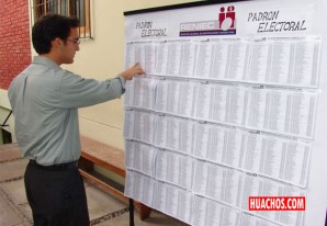 1,454 votantes de Huachos podrán sufragar este 7 de julio 2109 1,454 votantes de Huachos podrán sufragar este 7 de julio 2109