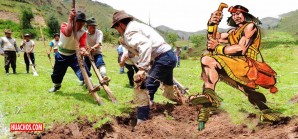 Como en los viejos tiempos, la "tecnología" inca al servicio del hombre | VIDEO Como en los viejos tiempos, la "tecnología" inca al servicio del hombre | VIDEO