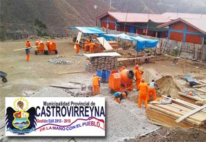 Municipalidad de Castrovirreyna es la unidad ejecutora del proyecto del San Cristóbal Municipalidad de Castrovirreyna es la unidad ejecutora del proyecto del San Cristóbal