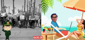 Realizan plantón frente al Poder Judicial exigiendo la captura de Hugo Buendía Realizan plantón frente al Poder Judicial exigiendo la captura de Hugo Buendía