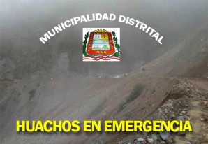 En sesión extraordinaria municipal declaran en emergencia al distrito de Huachos En sesión extraordinaria municipal declaran en emergencia al distrito de Huachos