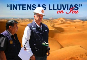 “Genios” de Defensa Civil y Gore Ica en maniobras de prevención por chaparrones intensos “Genios” de Defensa Civil y Gore Ica en maniobras de prevención por chaparrones intensos